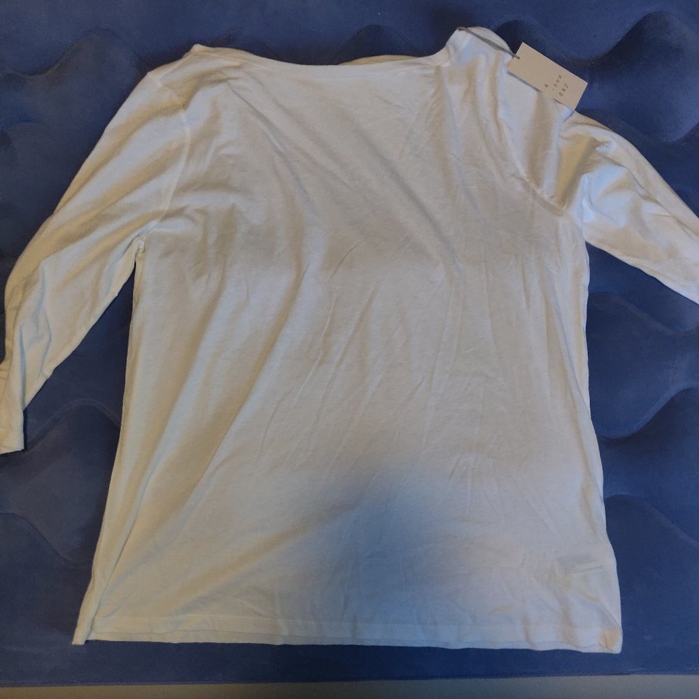 Women's Slim Fit 3/4 Sleeve Boat Neck T-Shirt - Picture 1 of 1
